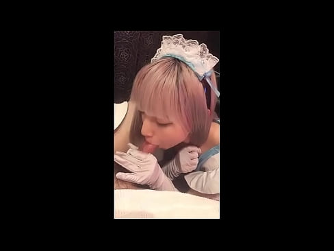 ❤️ Японски идол [mayuka], костюм на френска прислужница, част 1, свирка и дрънкане с лосион ️ Секс в bg.porngifmag.ru ❌